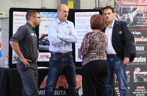 Photo of guests talking at Auto Open House event