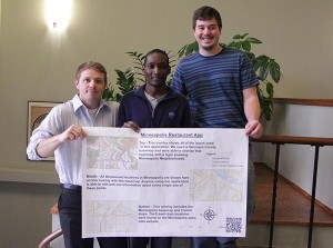 Photo of Doug Pouliot, Francis Omwoyo, and Sean Wadman.