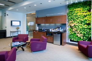 Photo of Well Living Lab showcasing a wall of indoor plants/greenery