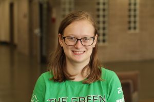 First-year Mechanical Engineering student Phoebe Sanders