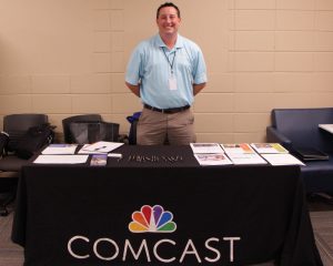 Comcast talks to students at first Warrior Wednesday