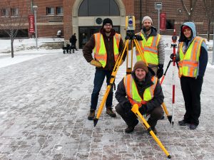 Dunwoody College land surveying certificate students
