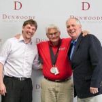 Pictured from left to right: Computer Technology Program Manager Rob Bentz, Principal Instructor Rich Arboleda and College President Rich Wagner