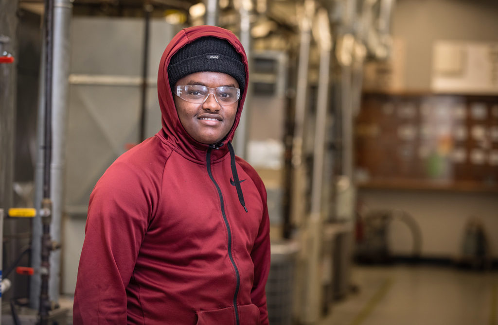 Portrait of HVACR Systems Servicing student Abdullahi Omar Mohamed