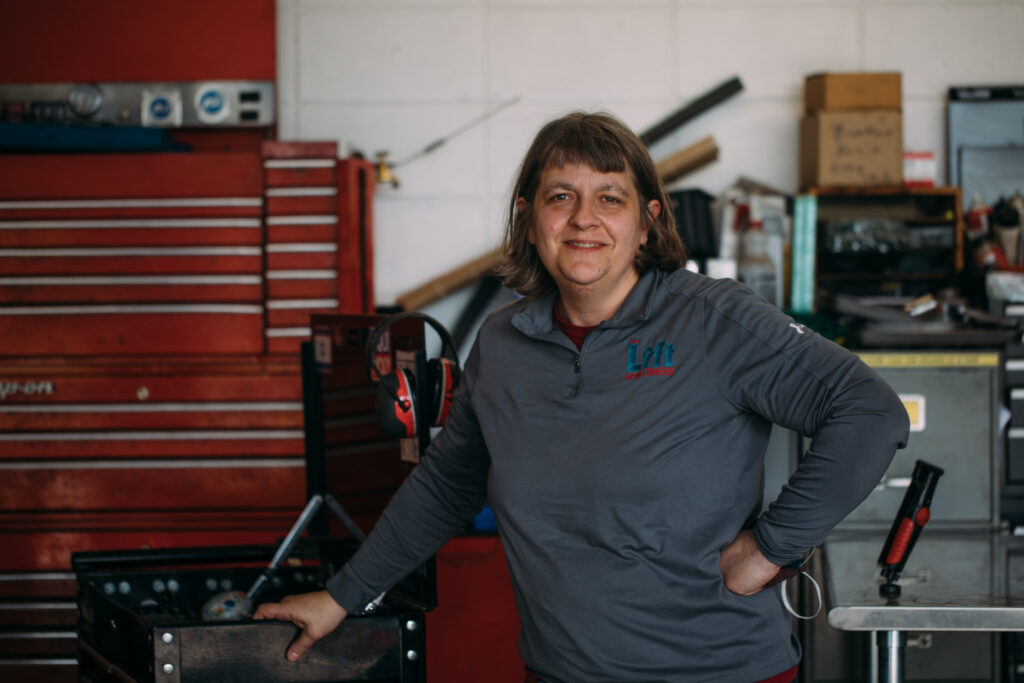 Cathy Heying at The Life Garage