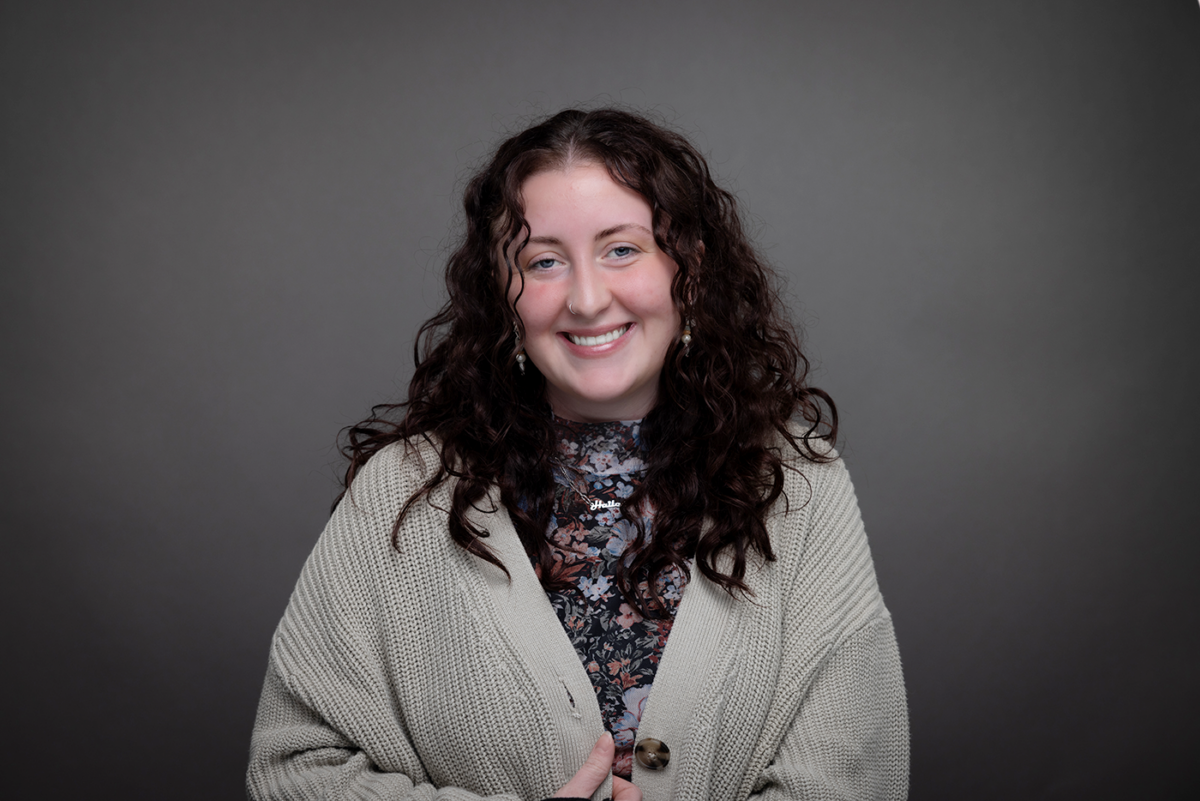 portrait of Hailee Carr, smiling.