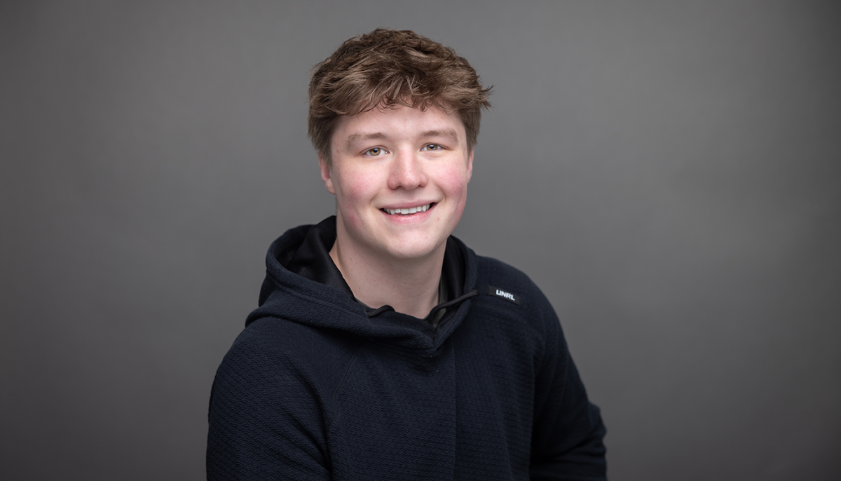 portrait of Nick Lockie, smiling