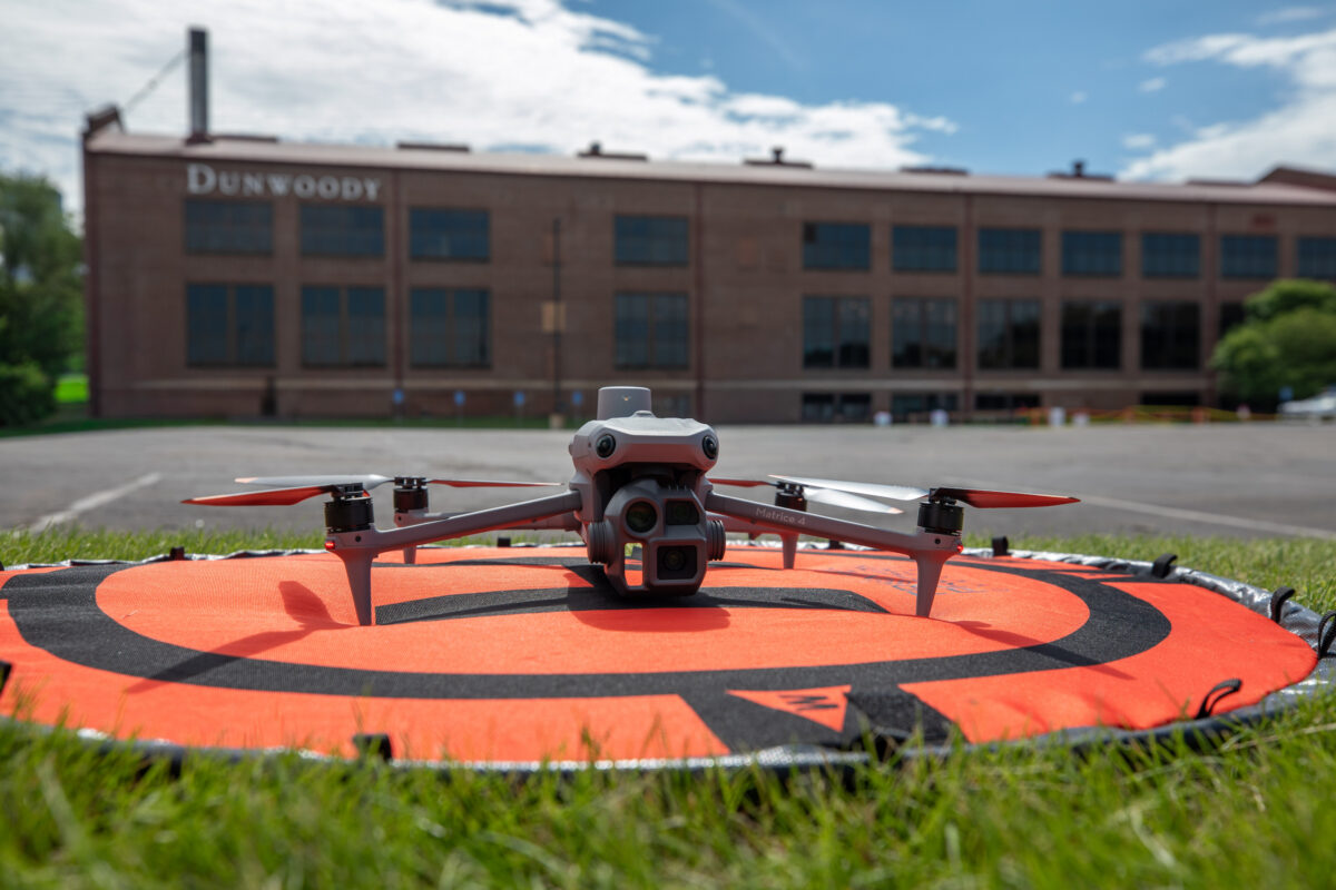 Drone technology is one of the tools students will use in the Civil Engineering program.
