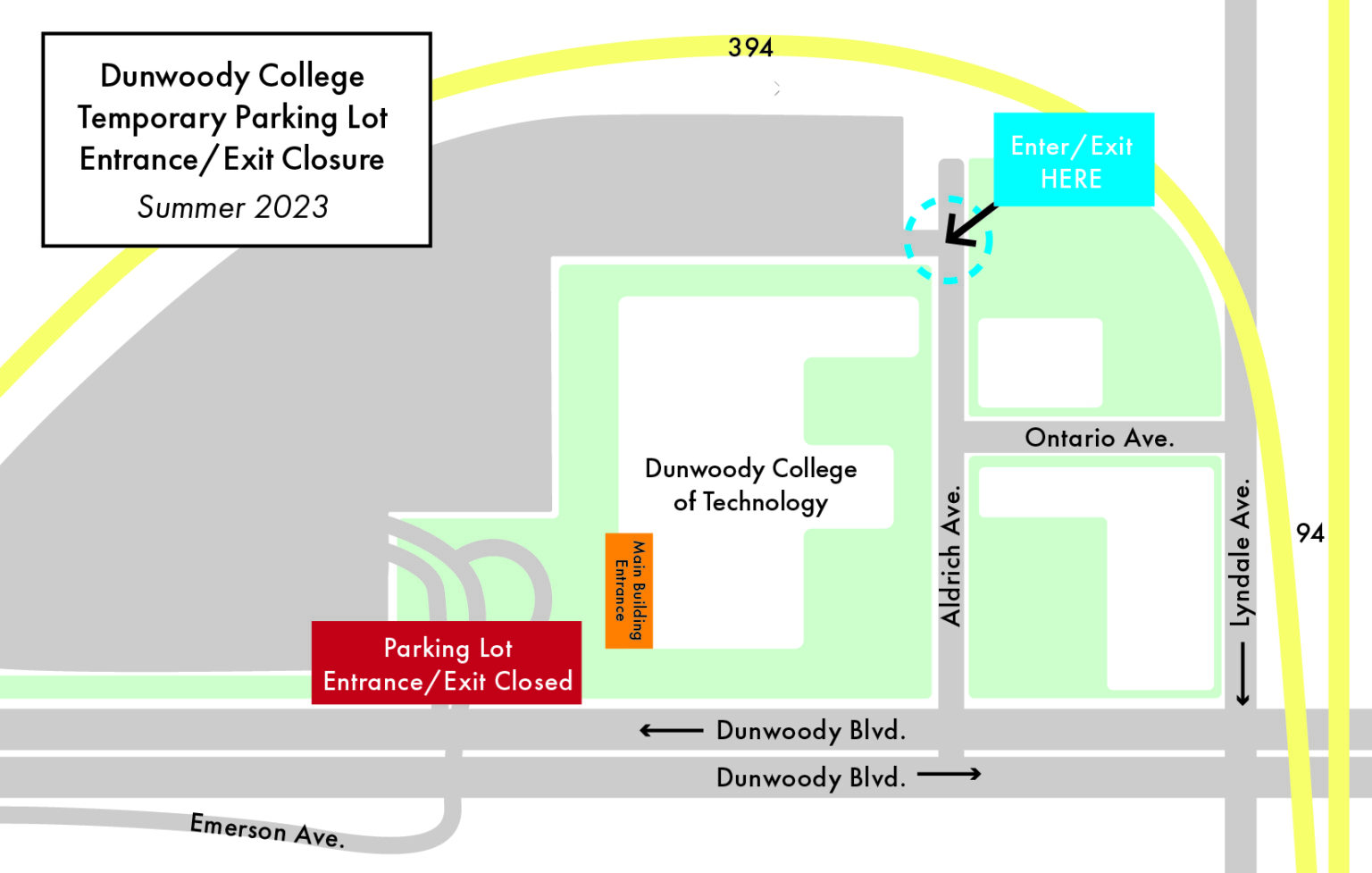 Map, Directions, & Hours Dunwoody College